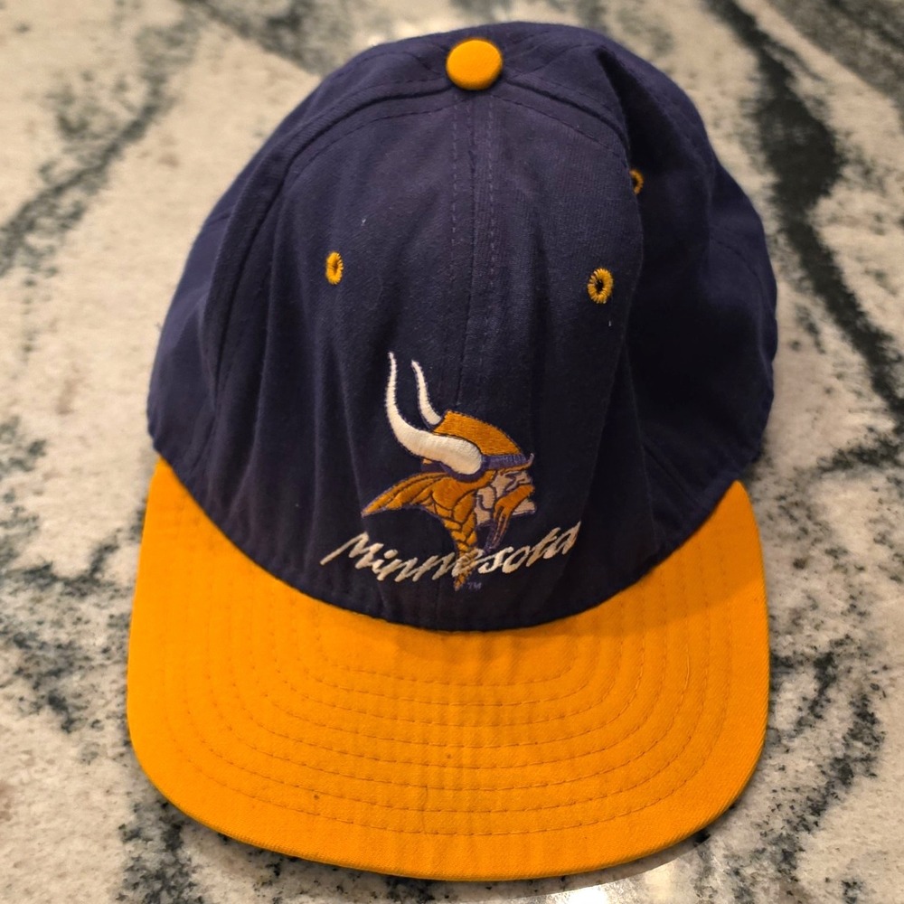 New Era Minnesota Vikings NFL Snapback Cap One Size Purple Gold